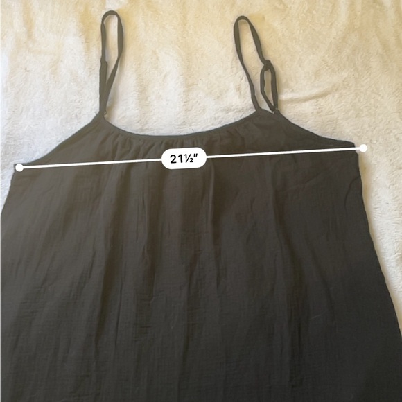 Sol Angeles Plus Size Black Gauze Maxi Dress 18-22 Flowy Summer Resort - Picture 6 of 14